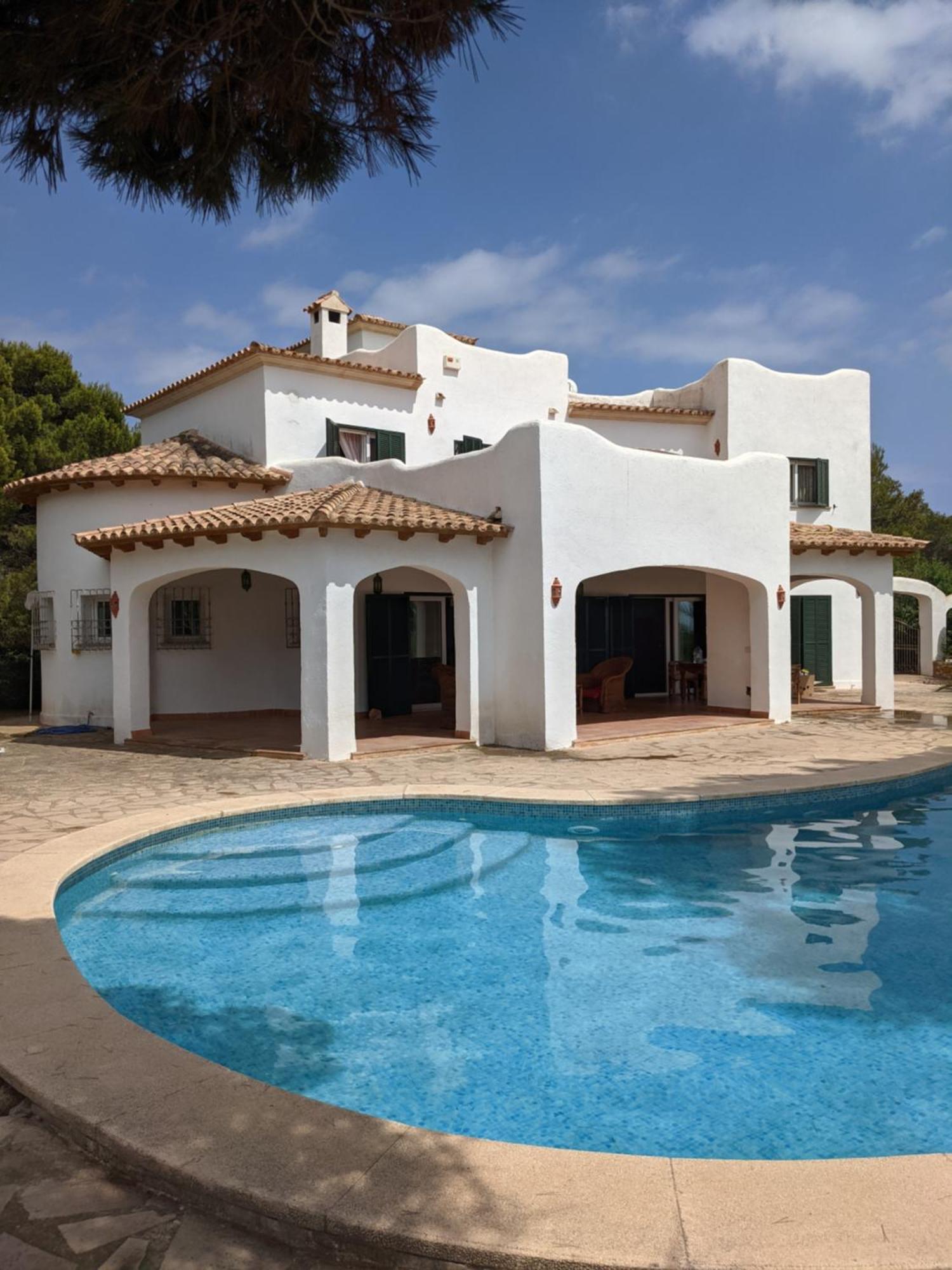 Gigantische Villa Mit Meerblick, Panoramablick & Pool-Oase Cala Pi  Exterior foto