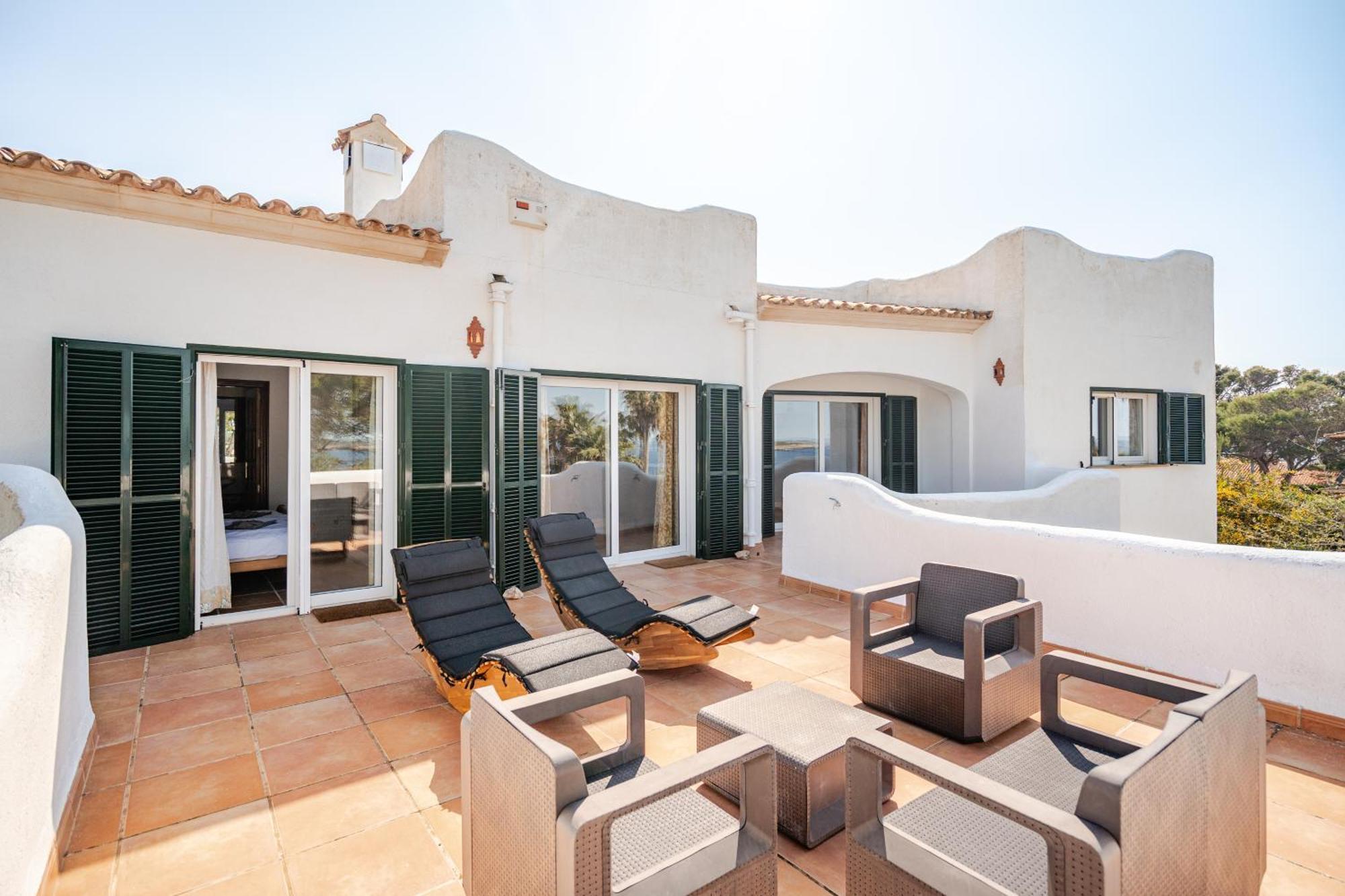 Gigantische Villa Mit Meerblick, Panoramablick & Pool-Oase Cala Pi  Exterior foto