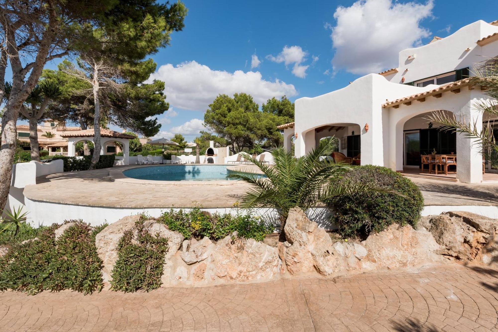 Gigantische Villa Mit Meerblick, Panoramablick & Pool-Oase Cala Pi  Exterior foto